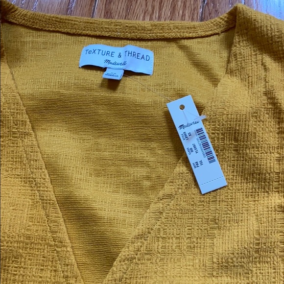 Madewell texture & thread wrap tie tank top - Picture 6 of 6